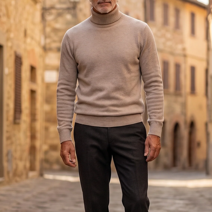 Luca | Maglione Elegante Collo Alto