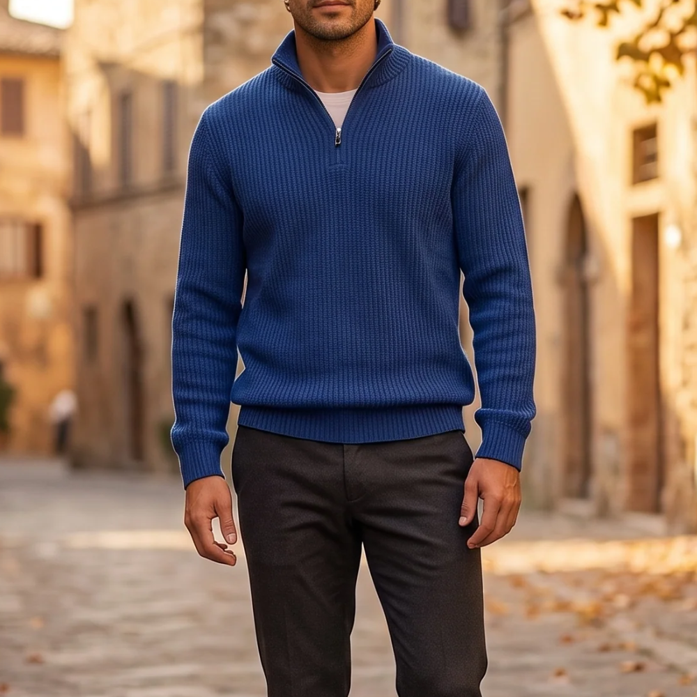 Fabio | Maglione con Zip Comodo