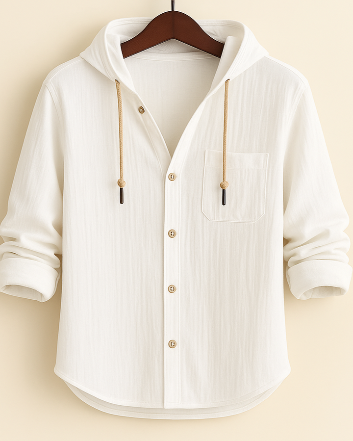 Enzo | Camicia con Cappuccio Cotone