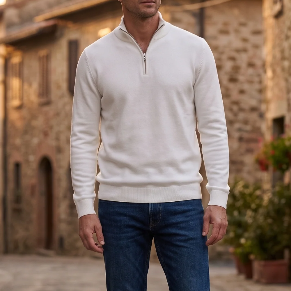 Lorenzo | Felpa con Zip Versatile