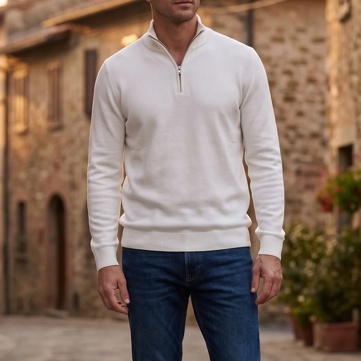 Lorenzo | Felpa con Zip Versatile