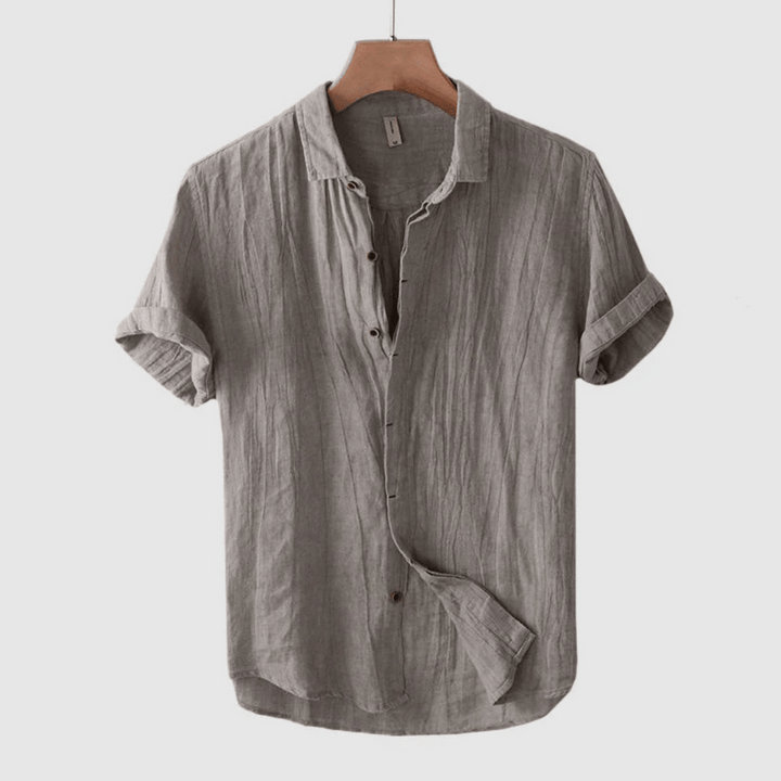 Pietro | Camicia Lino Maniche Corte