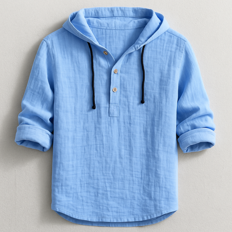 Stefano | Camicia Cotone con Cappuccio