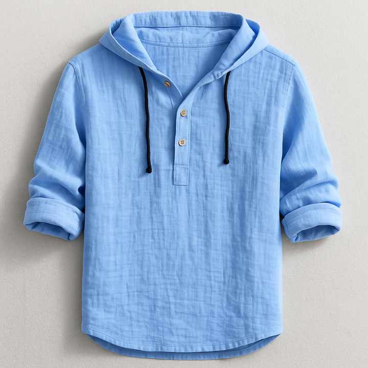 Stefano | Camicia Cotone con Cappuccio