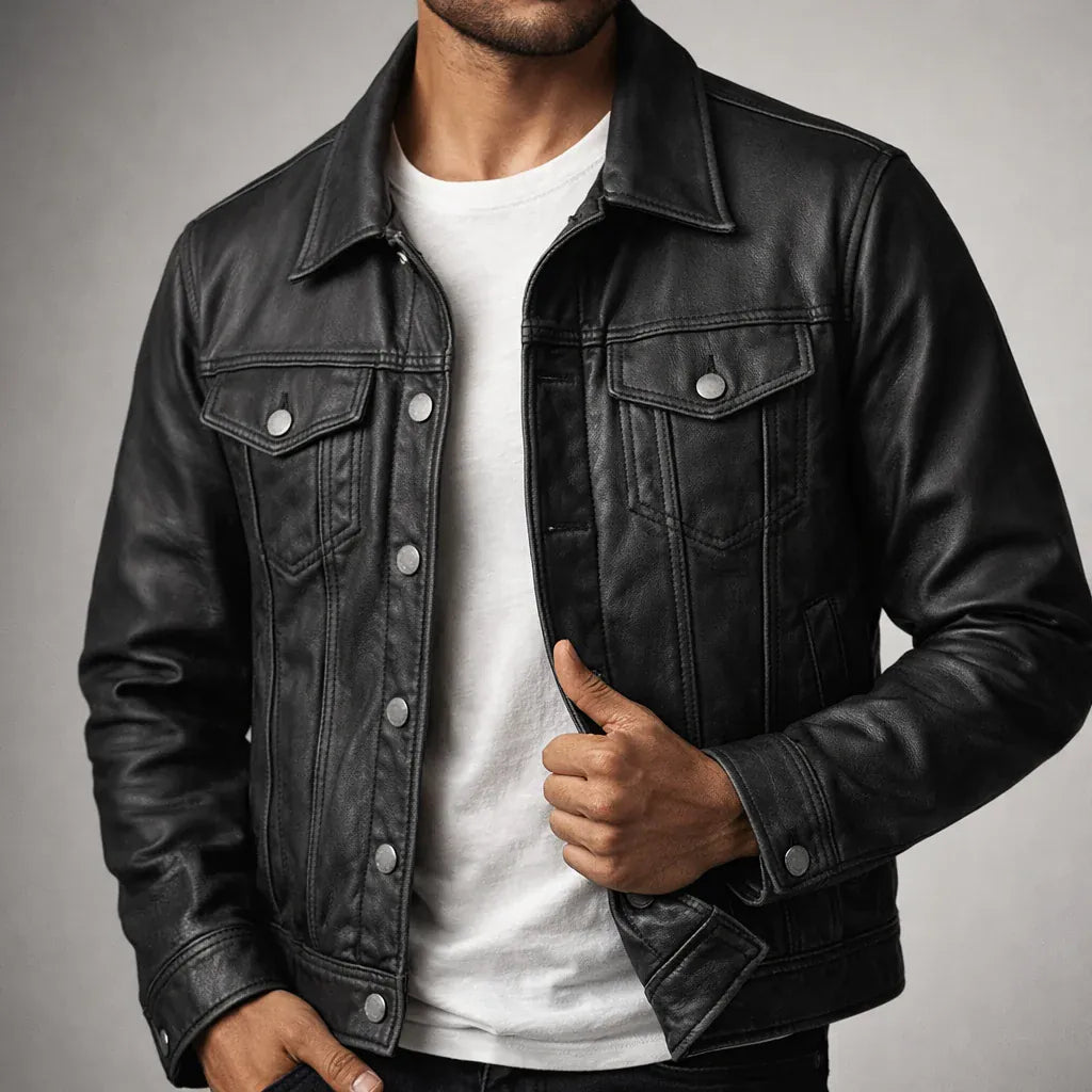 Matteo | Giacca Vintage Stile Trucker