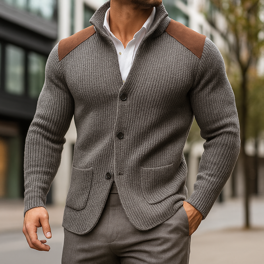 Antonio | Blazer in Maglia Testurizzata