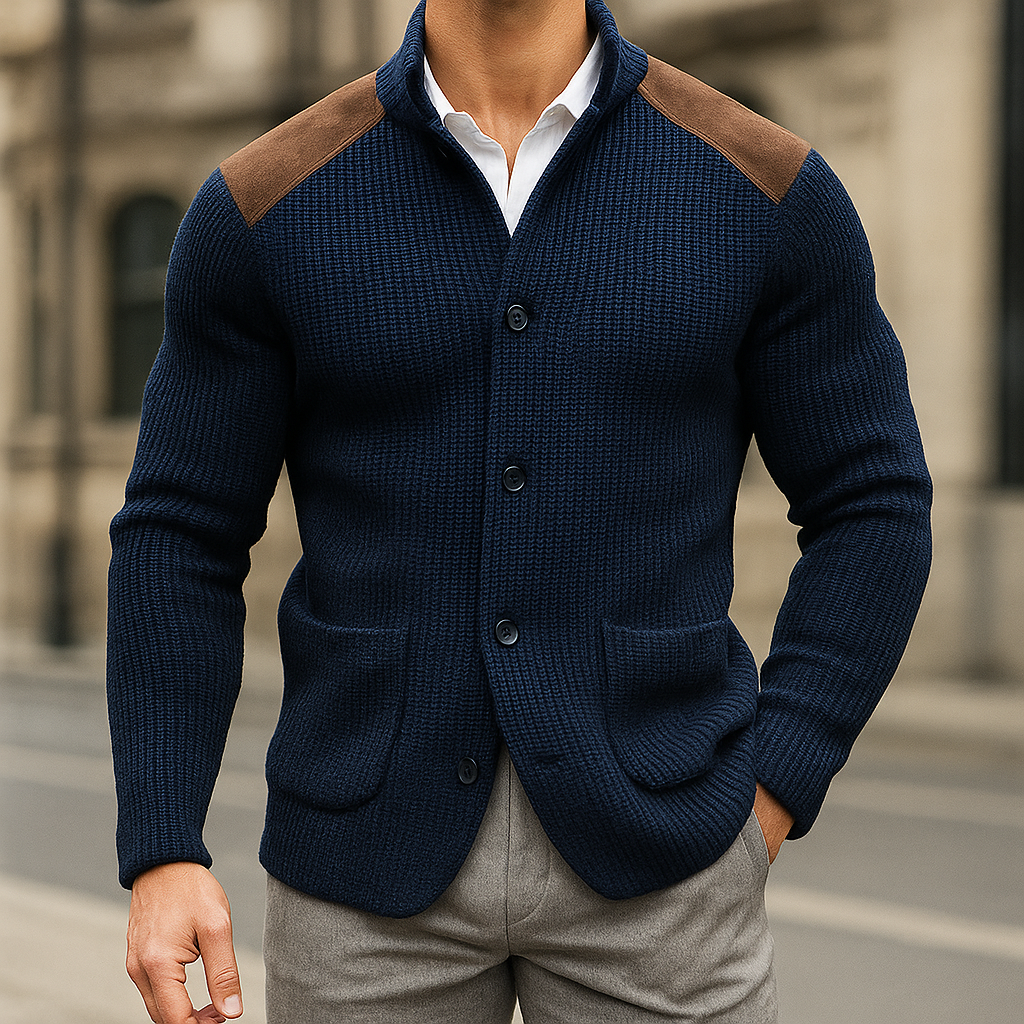 Antonio | Blazer in Maglia Testurizzata