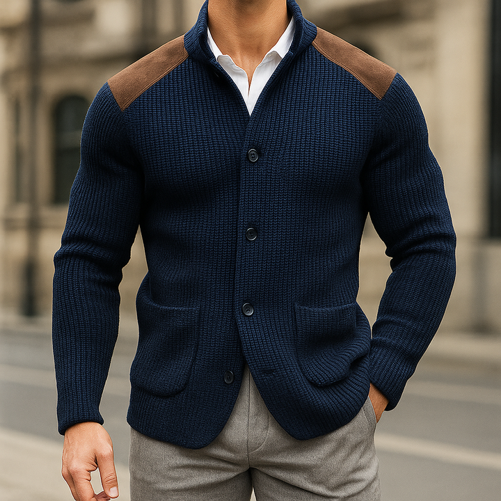 Antonio | Blazer in Maglia Testurizzata