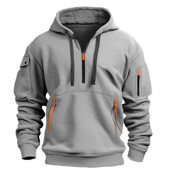 Fabio | Felpa Utility Mezza Zip