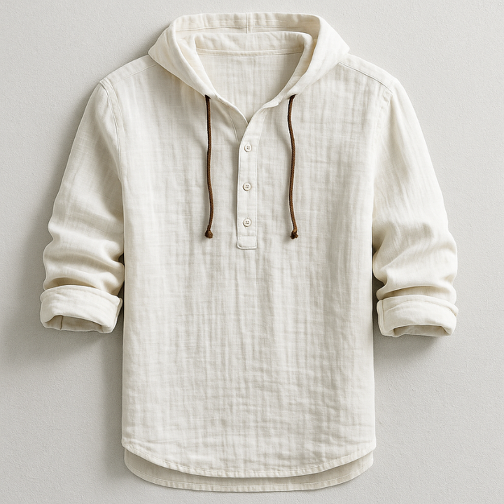 Stefano | Camicia Cotone con Cappuccio