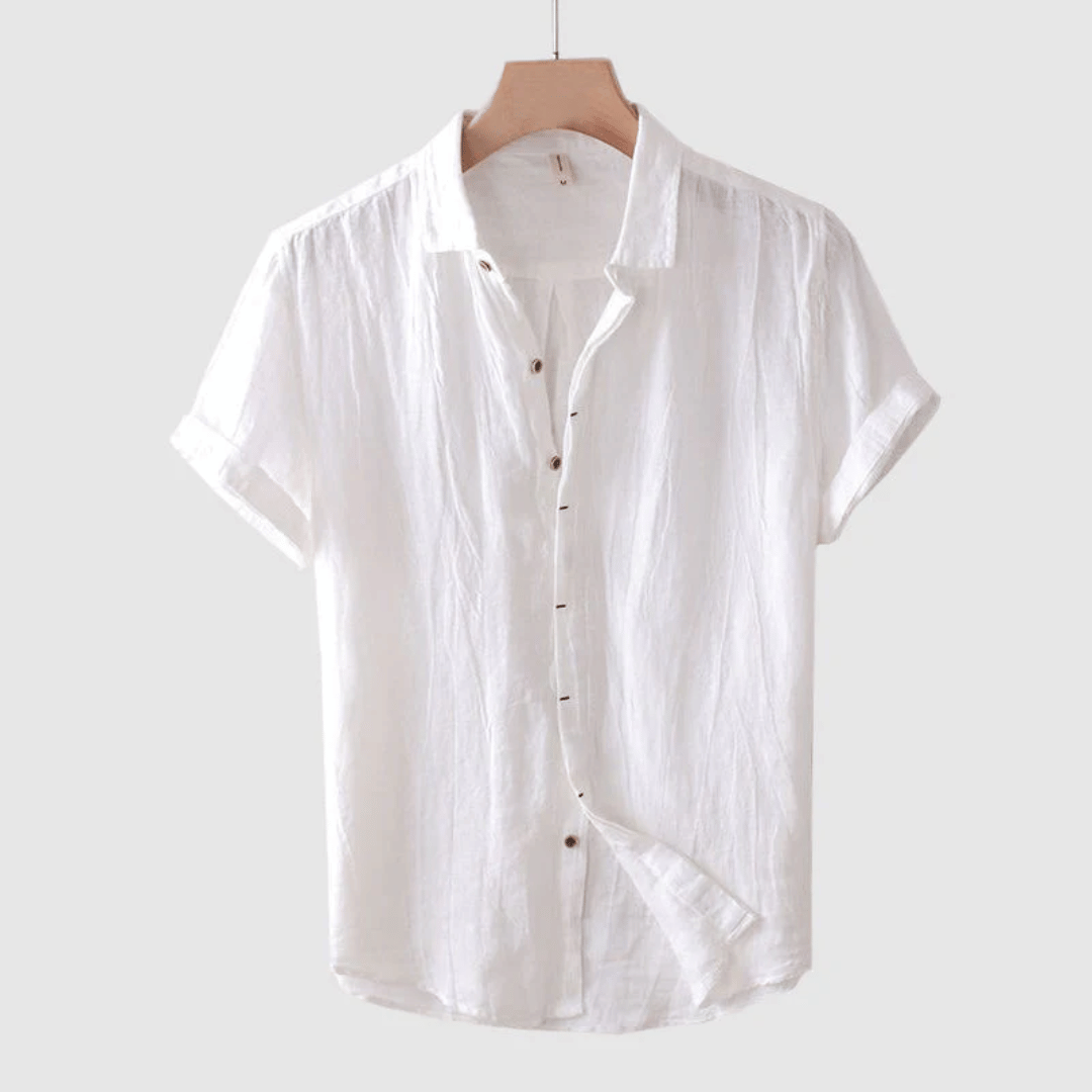 Pietro | Camicia Lino Maniche Corte