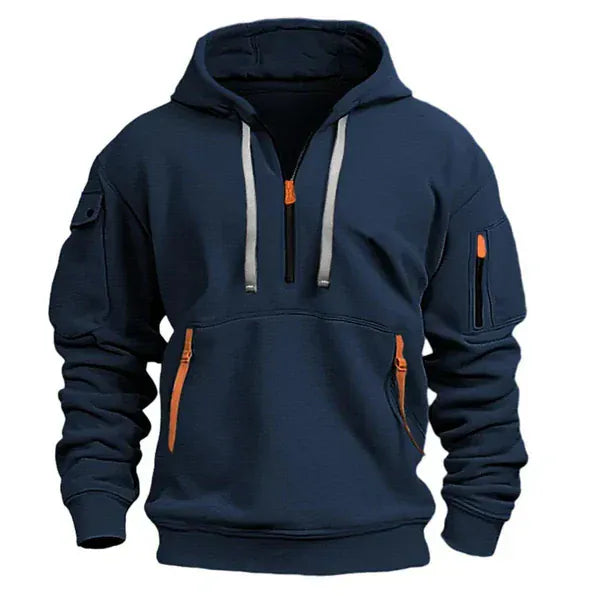 Fabio | Felpa Utility Mezza Zip