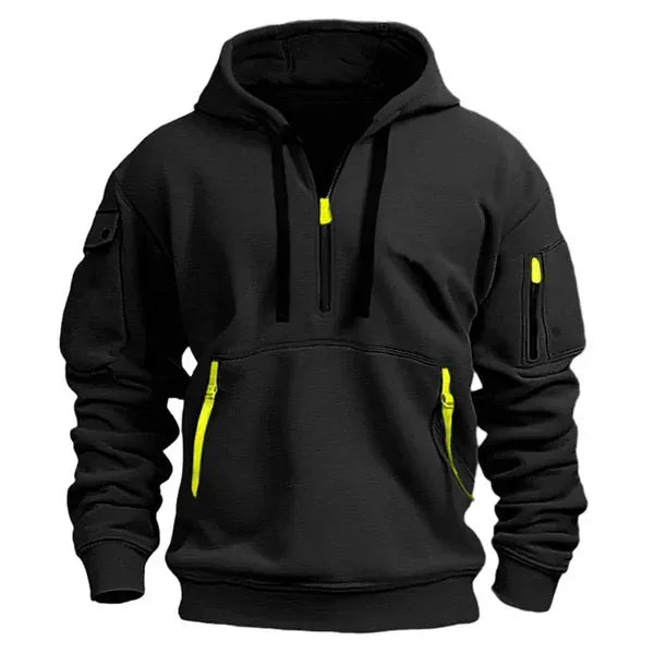 Fabio | Felpa Utility Mezza Zip