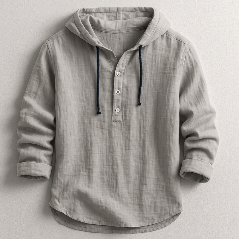 Stefano | Camicia Cotone con Cappuccio