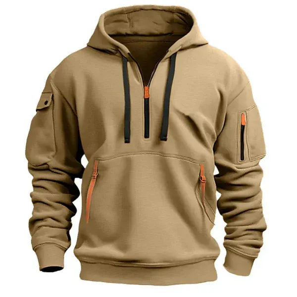 Fabio | Felpa Utility Mezza Zip