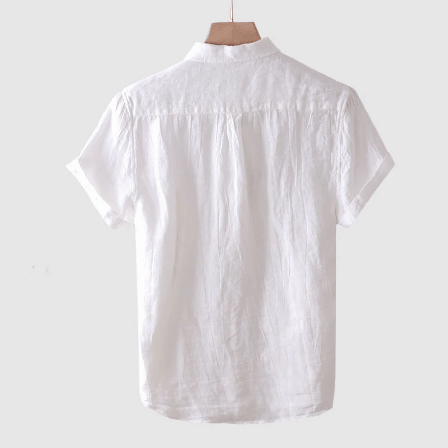 Pietro | Camicia Lino Maniche Corte