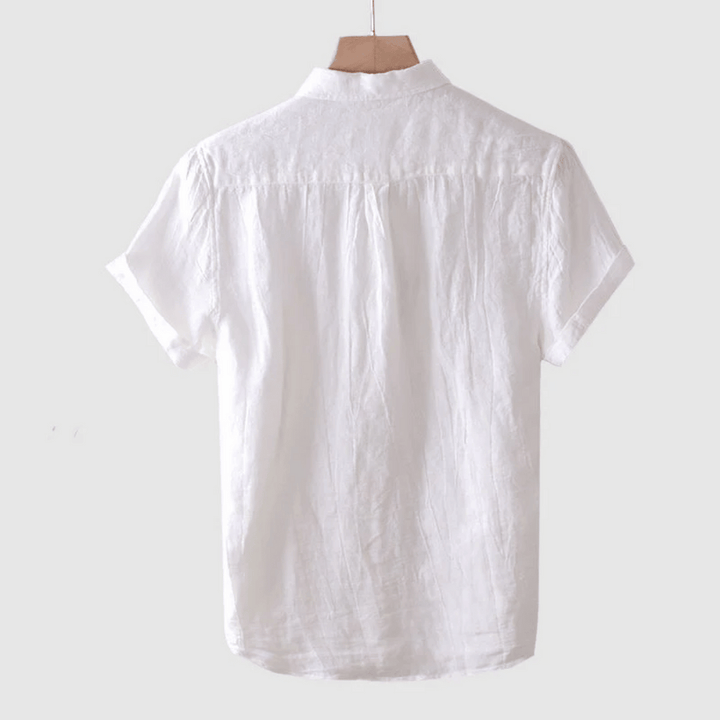 Pietro | Camicia Lino Maniche Corte