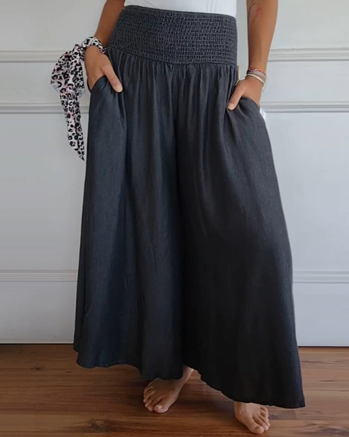 Elisa | Pantaloni a Gamba Larga