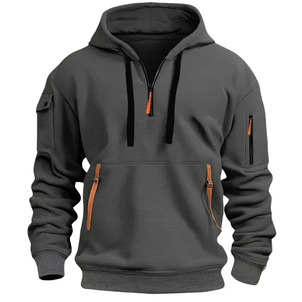 Fabio | Felpa Utility Mezza Zip