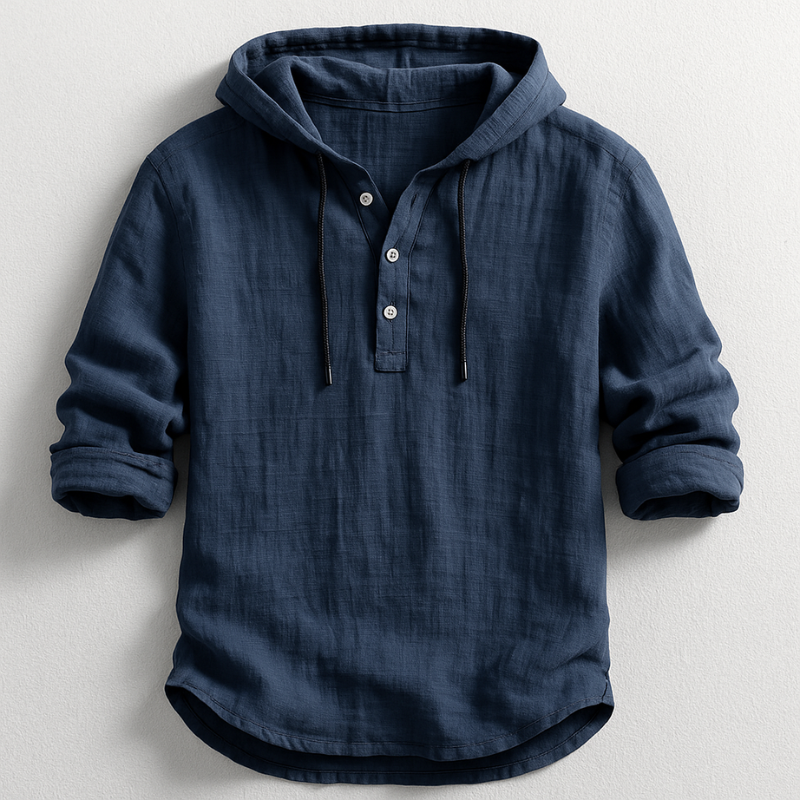 Stefano | Camicia Cotone con Cappuccio