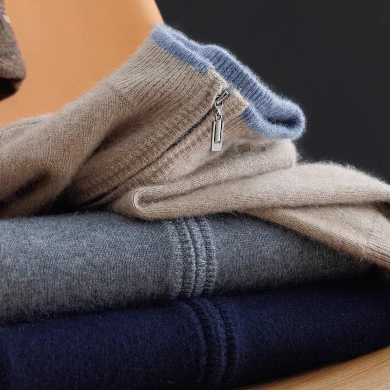 Raffaele | Cardigan Zip Elegante Leggero