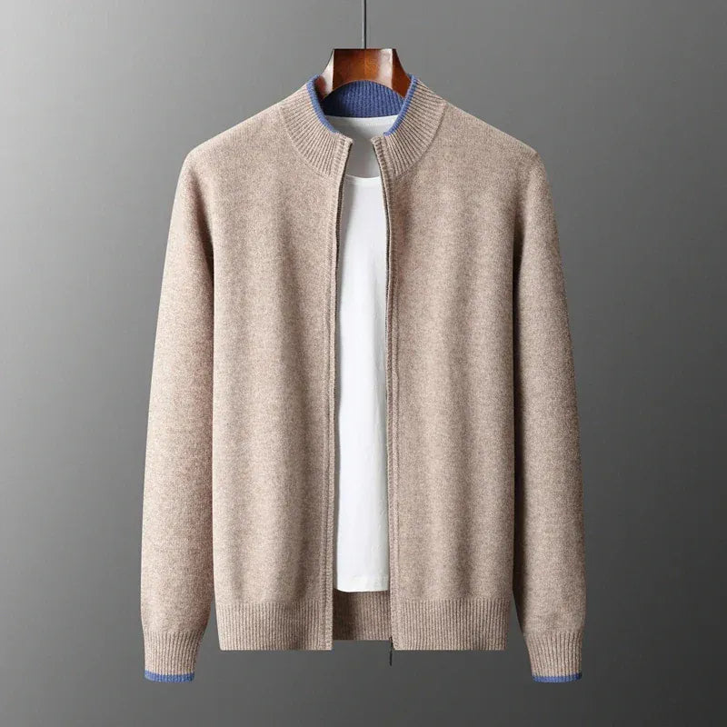 Raffaele | Cardigan Zip Elegante Leggero