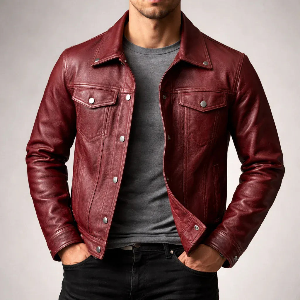 Matteo | Giacca Vintage Stile Trucker