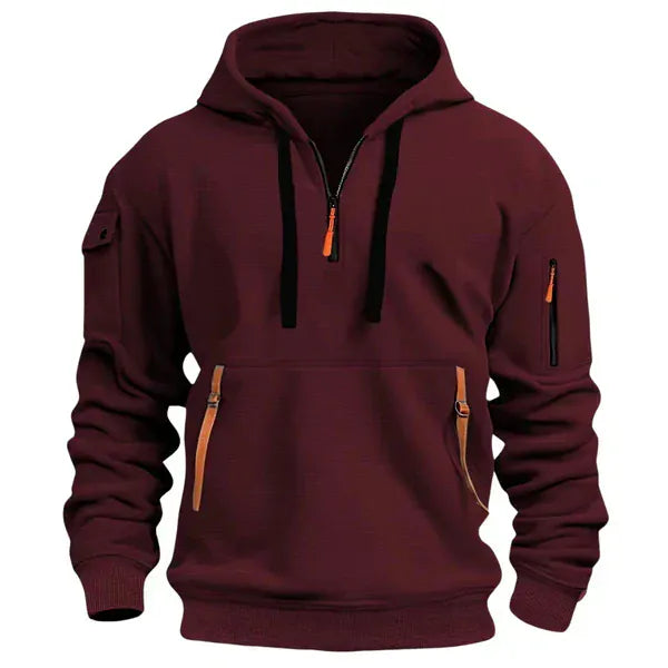Fabio | Felpa Utility Mezza Zip