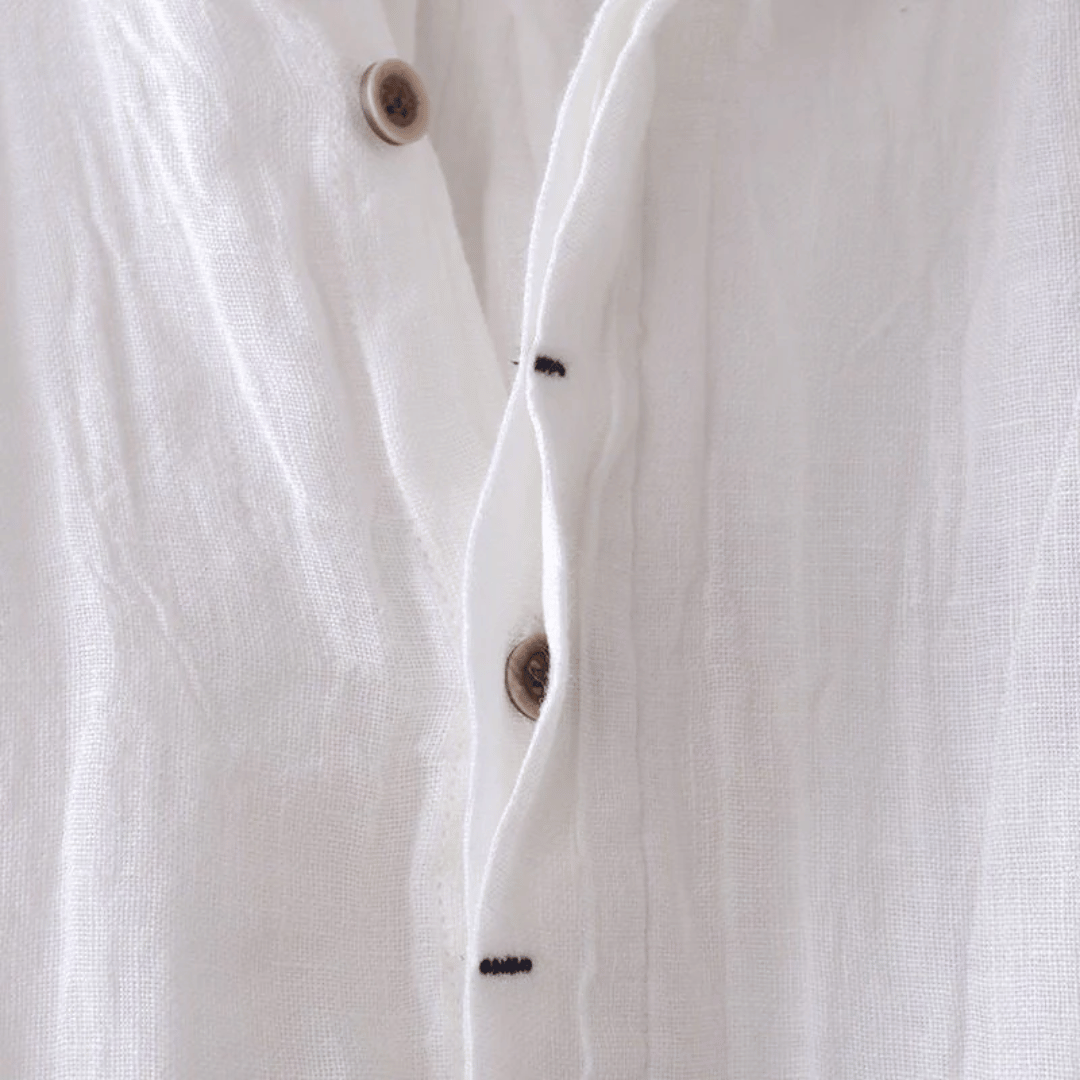 Pietro | Camicia Lino Maniche Corte