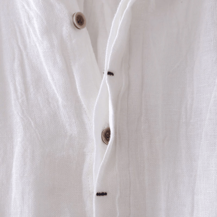 Pietro | Camicia Lino Maniche Corte