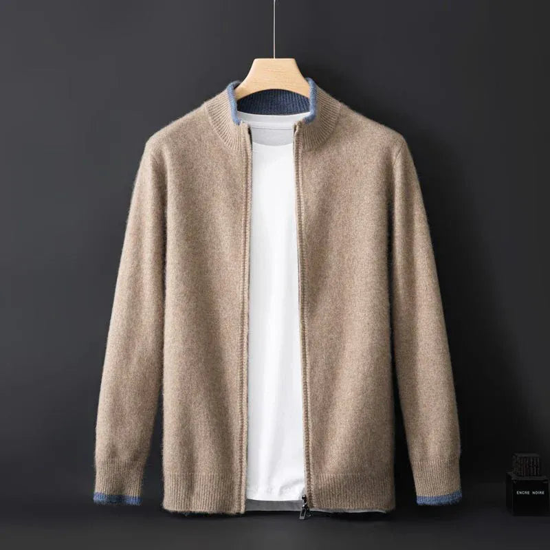 Raffaele | Cardigan Zip Elegante Leggero
