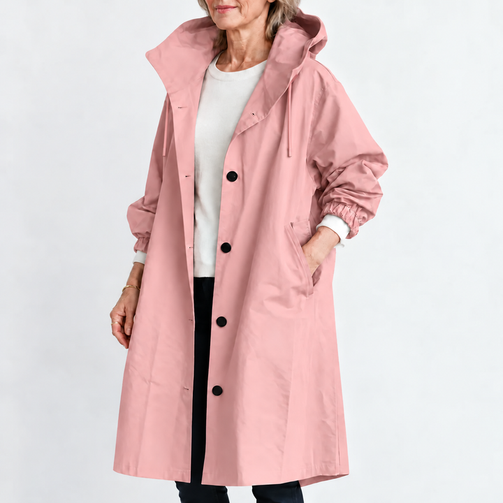 Gabriella | Trench Lungo con Cappuccio