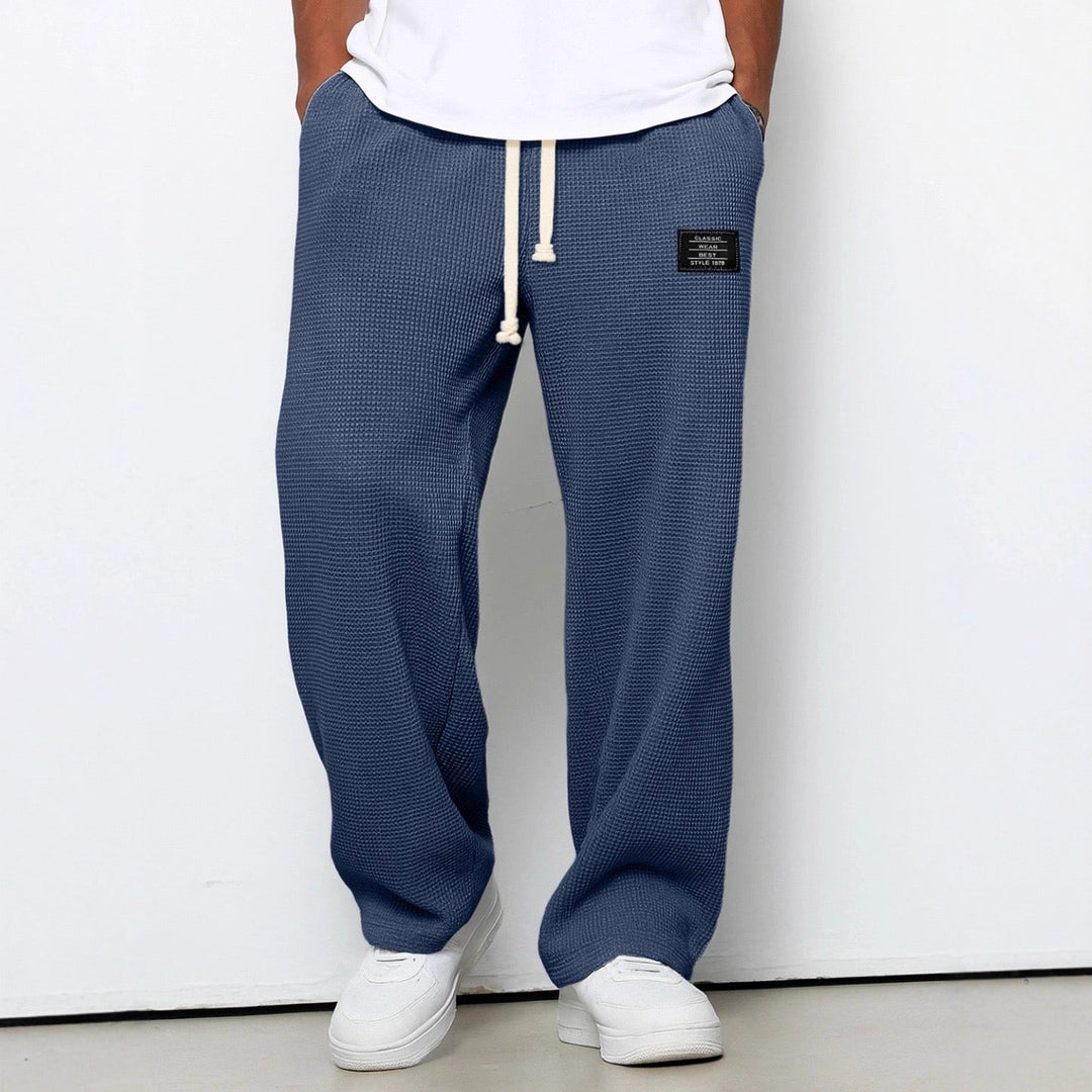 Daniele | Pantaloni con Coulisse Waffle