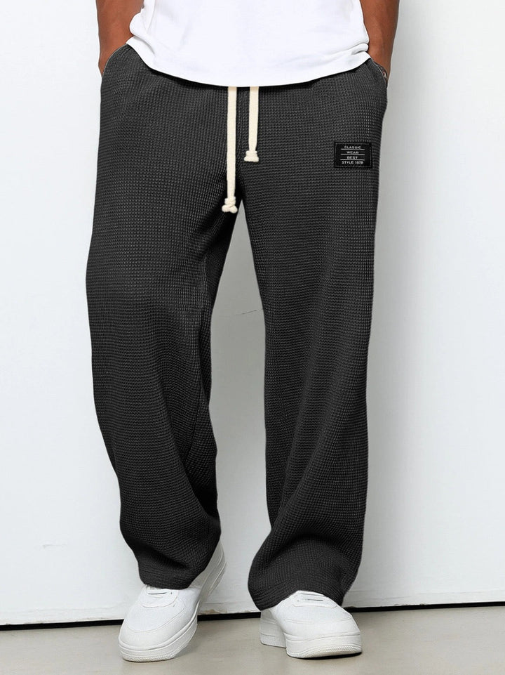 Daniele | Pantaloni con Coulisse Waffle