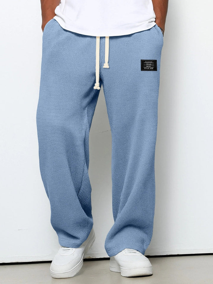 Daniele | Pantaloni con Coulisse Waffle