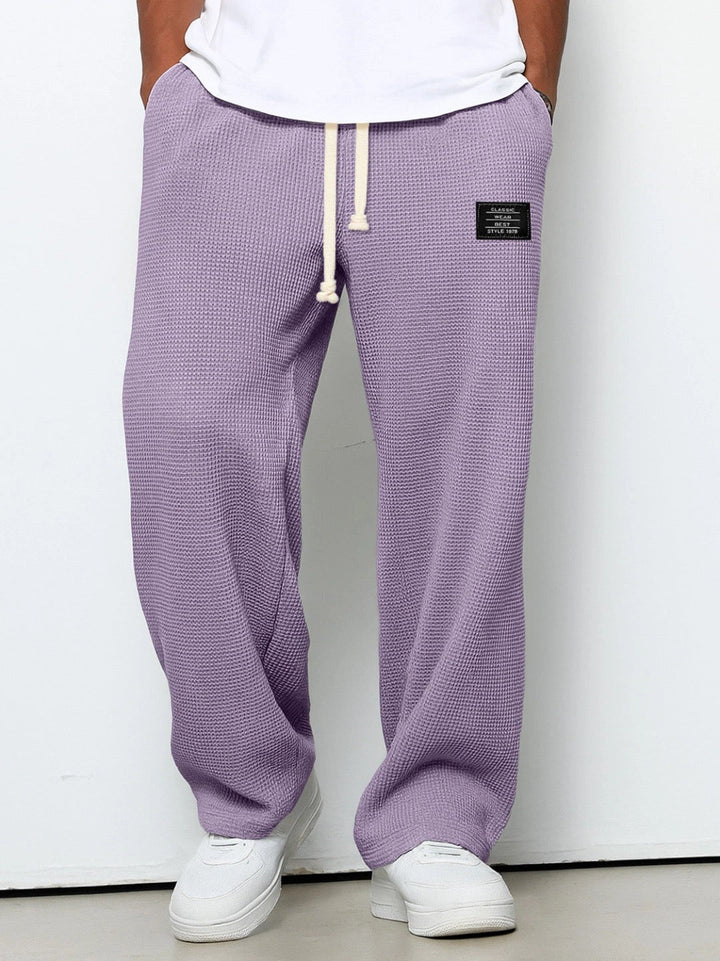 Daniele | Pantaloni con Coulisse Waffle