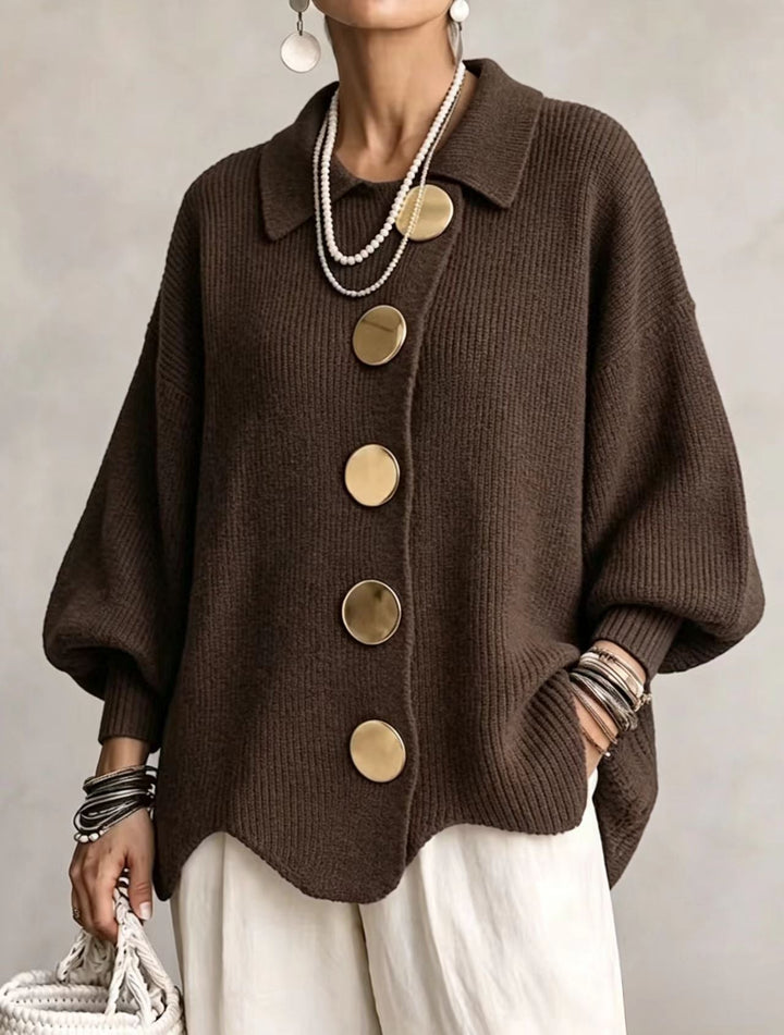 Isadora | Cardigan Oversize con Bottoni