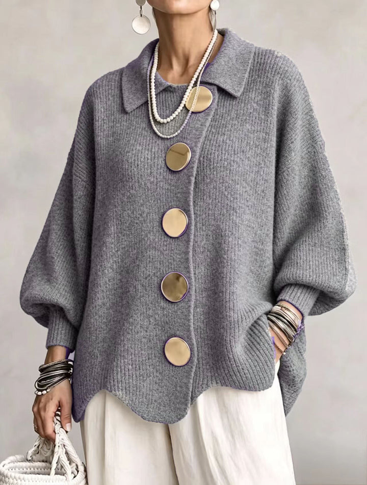 Isadora | Cardigan Oversize con Bottoni