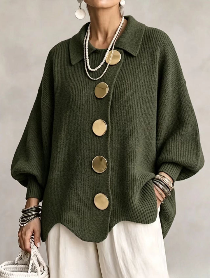 Isadora | Cardigan Oversize con Bottoni