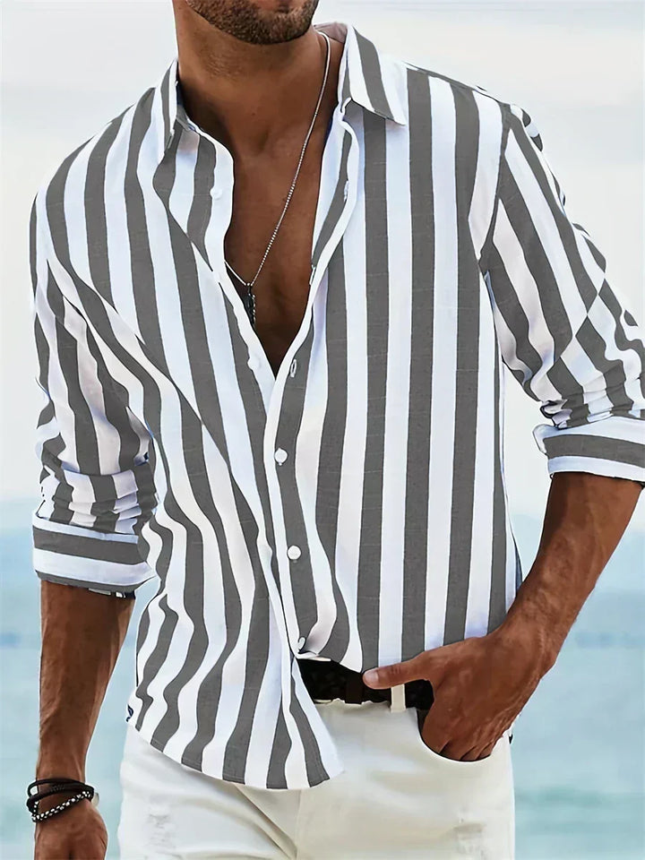 Leonardo | Camicia a Righe Estiva
