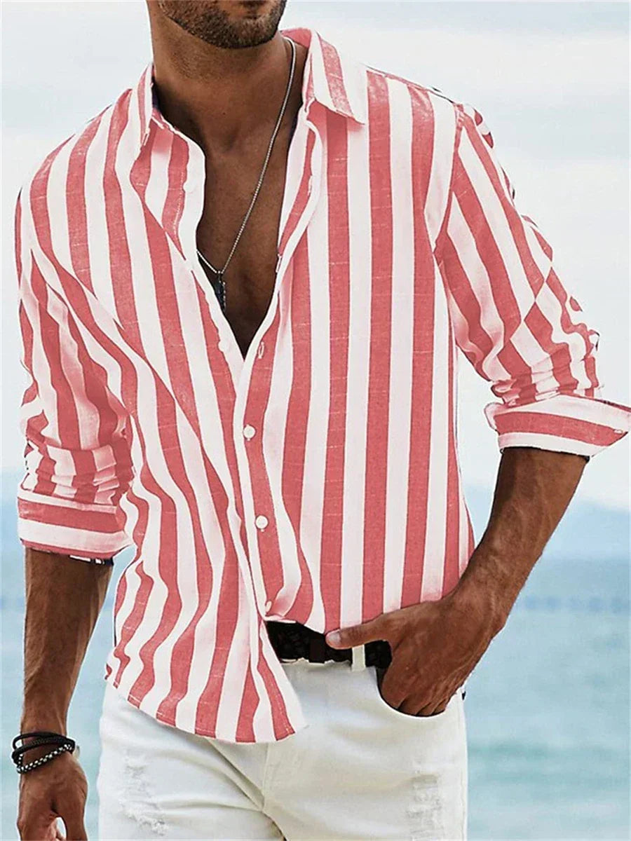 Leonardo | Camicia a Righe Estiva