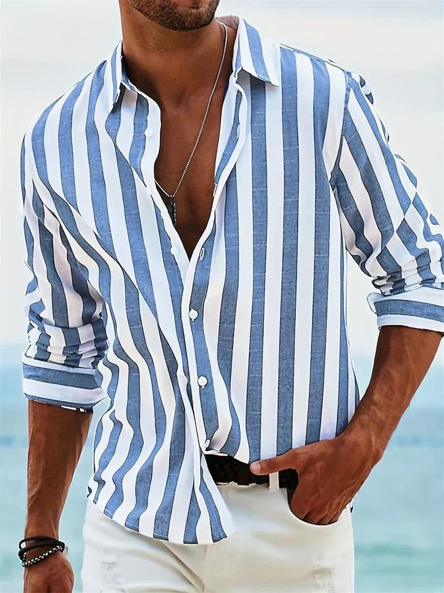 Leonardo | Camicia a Righe Estiva