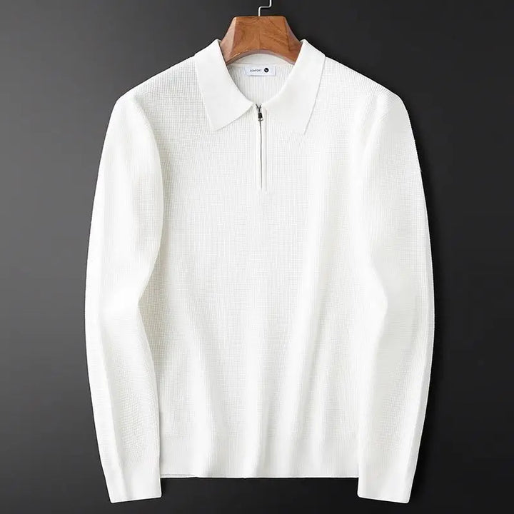 Bruno | Polo con Zip Maglia Fine