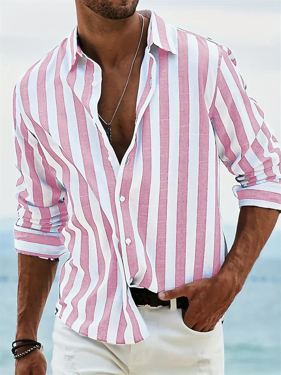 Leonardo | Camicia a Righe Estiva