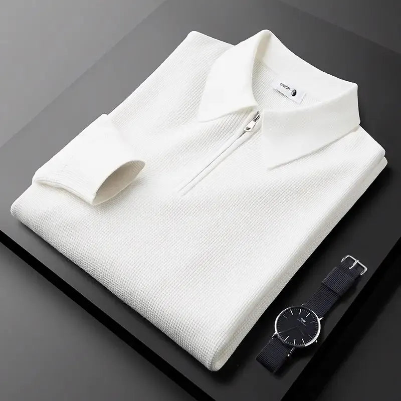 Bruno | Polo con Zip Maglia Fine