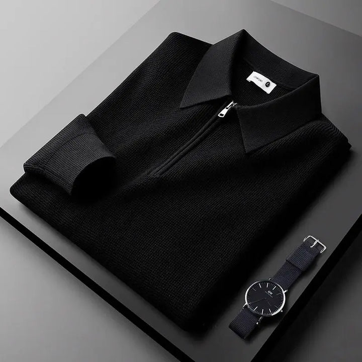 Bruno | Polo con Zip Maglia Fine