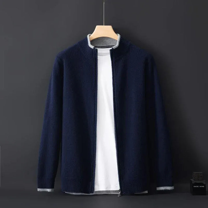 Raffaele | Cardigan Zip Elegante Leggero