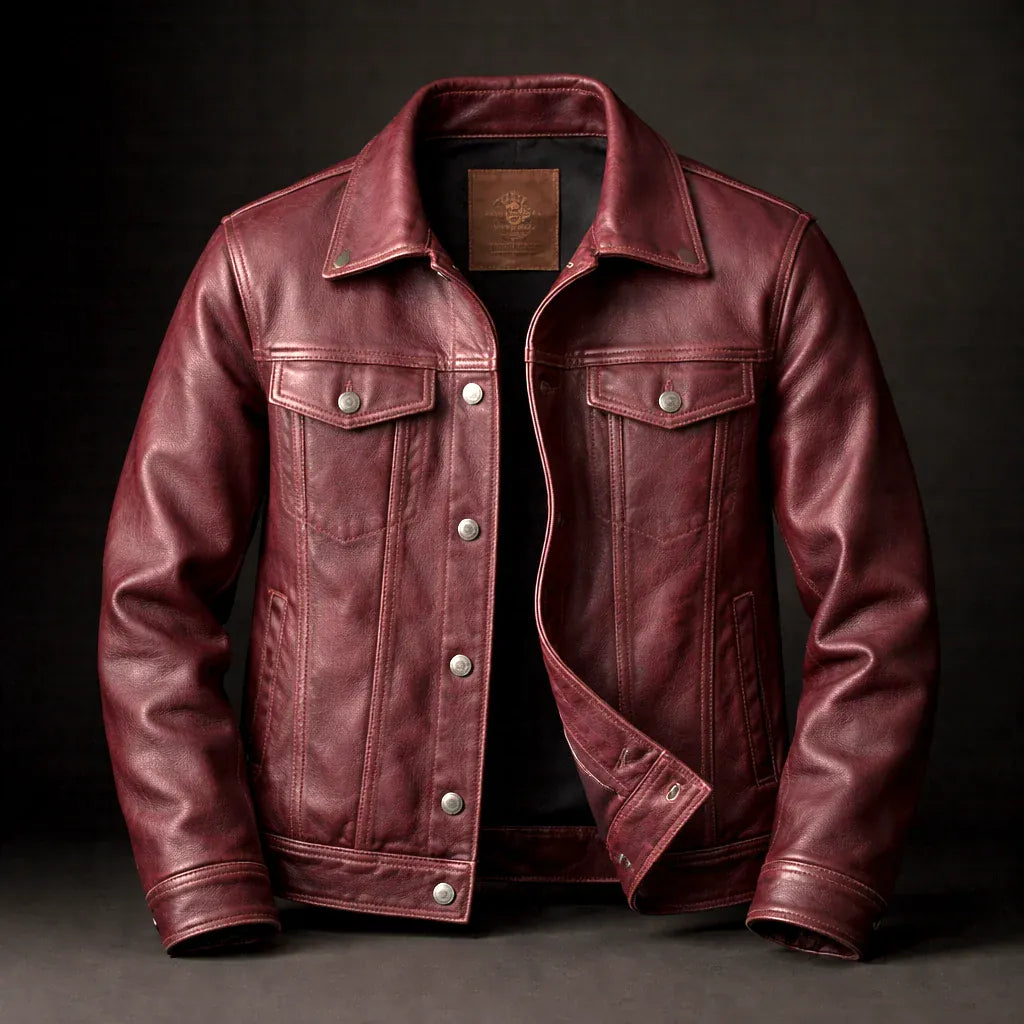 Matteo | Giacca Vintage Stile Trucker