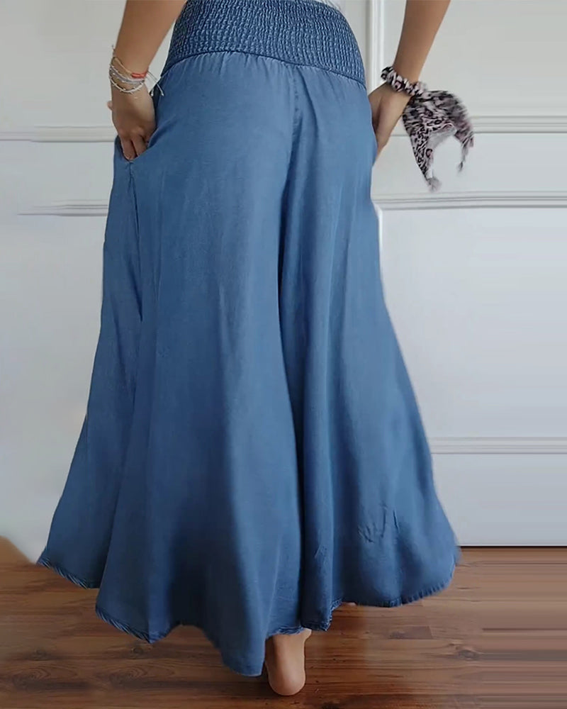 Elisa | Pantaloni a Gamba Larga