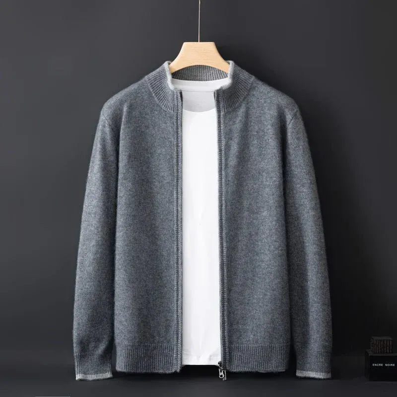 Raffaele | Cardigan Zip Elegante Leggero